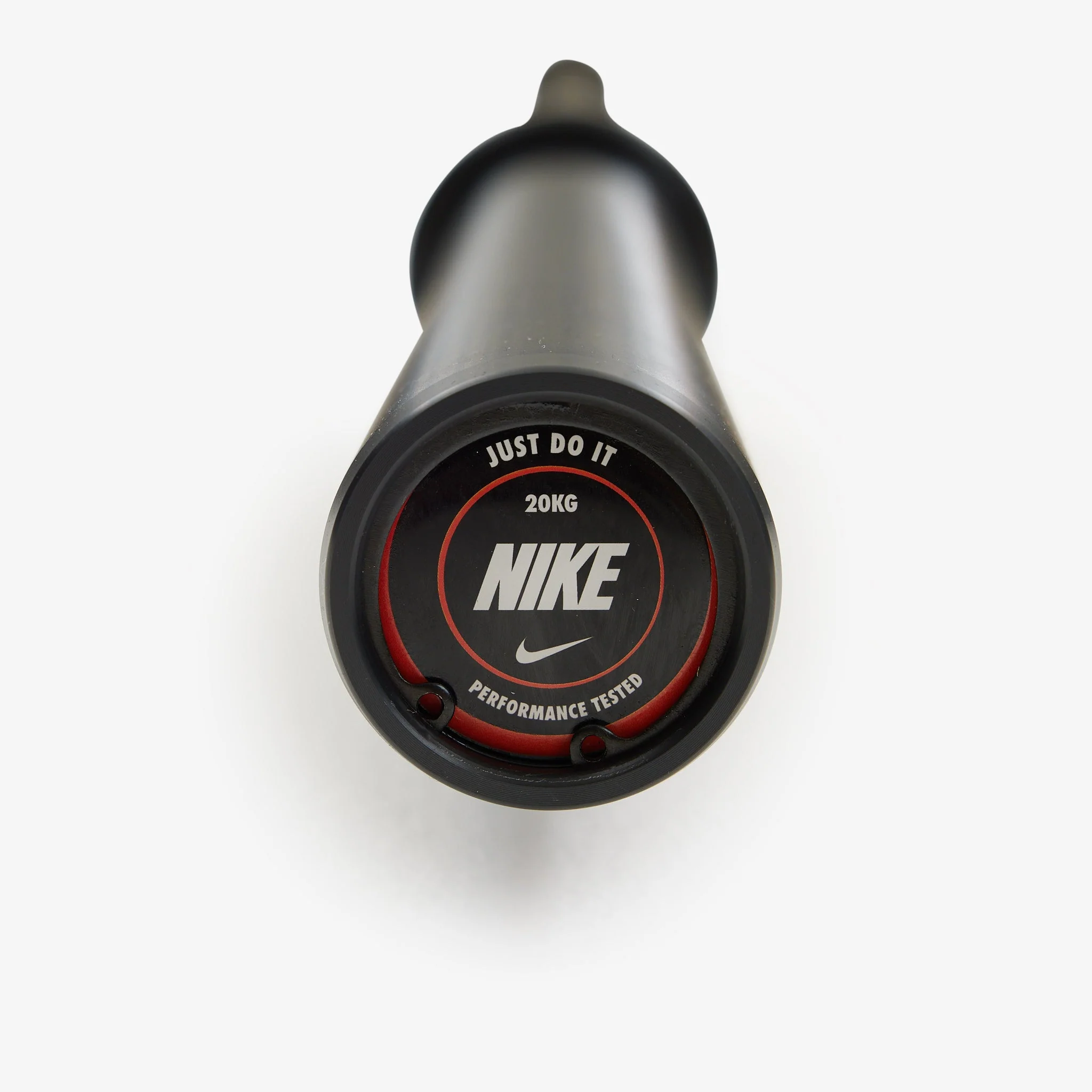 Nike Black Chrome Swoosh Barbell 20 kg - Image 4