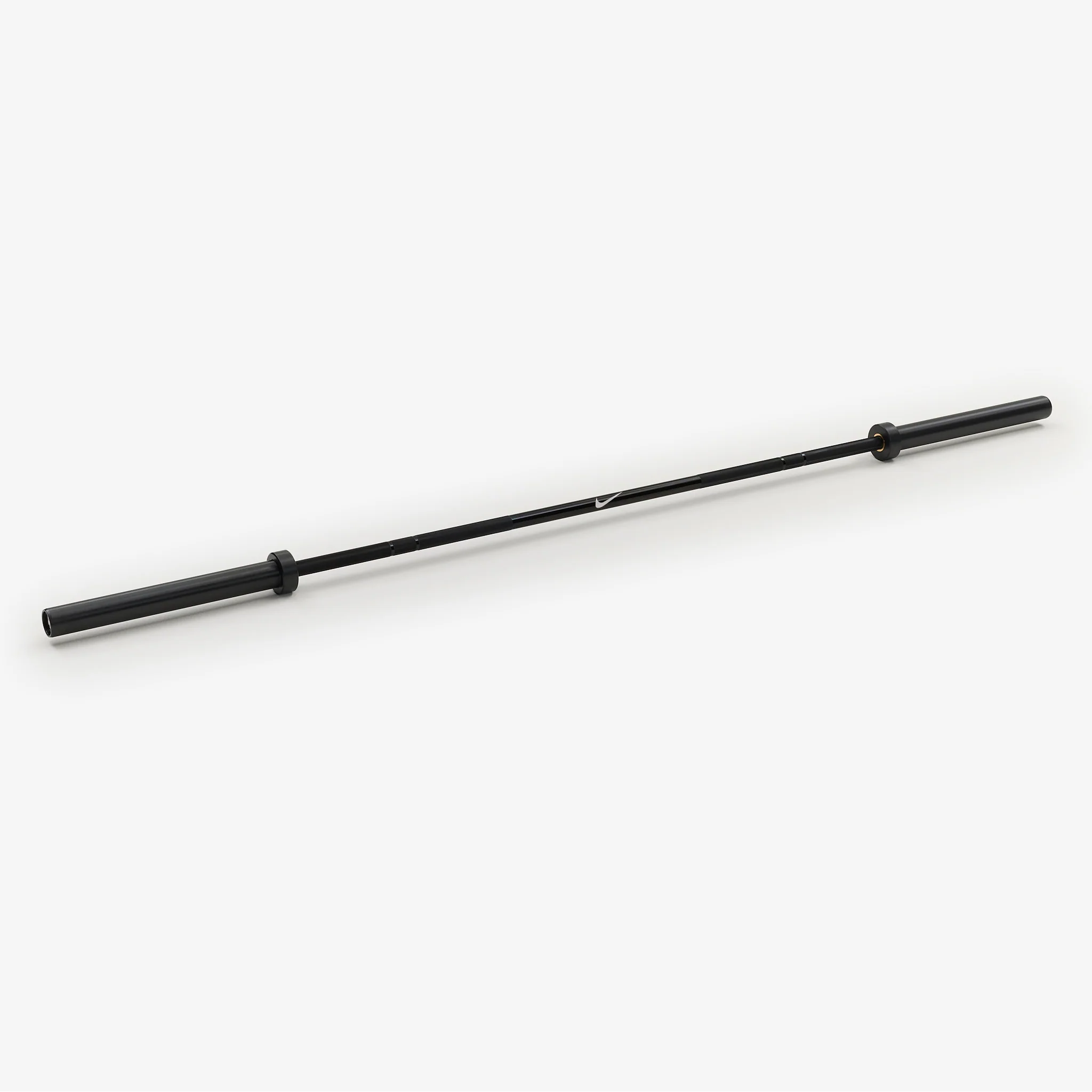 Nike Black Chrome Swoosh Barbell 20 kg - Image 5