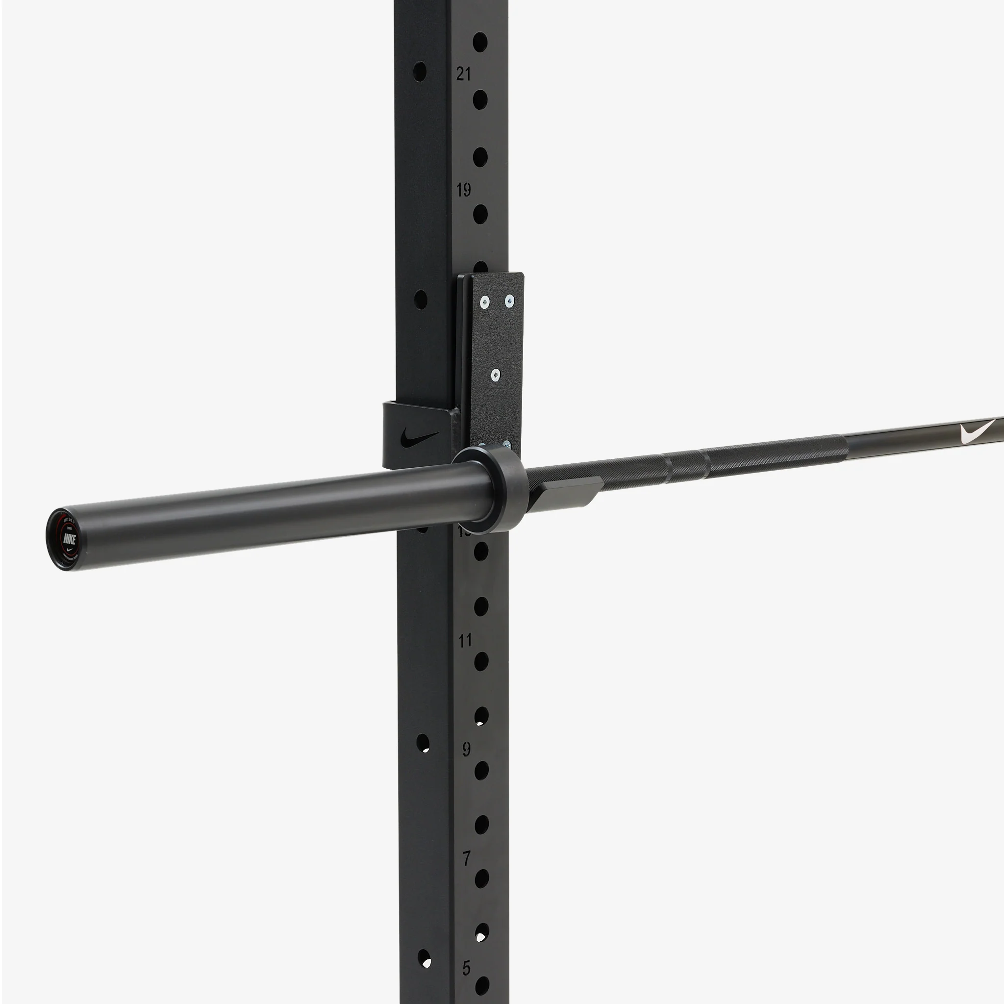 Nike Black Chrome Swoosh Barbell 20 kg - Image 6