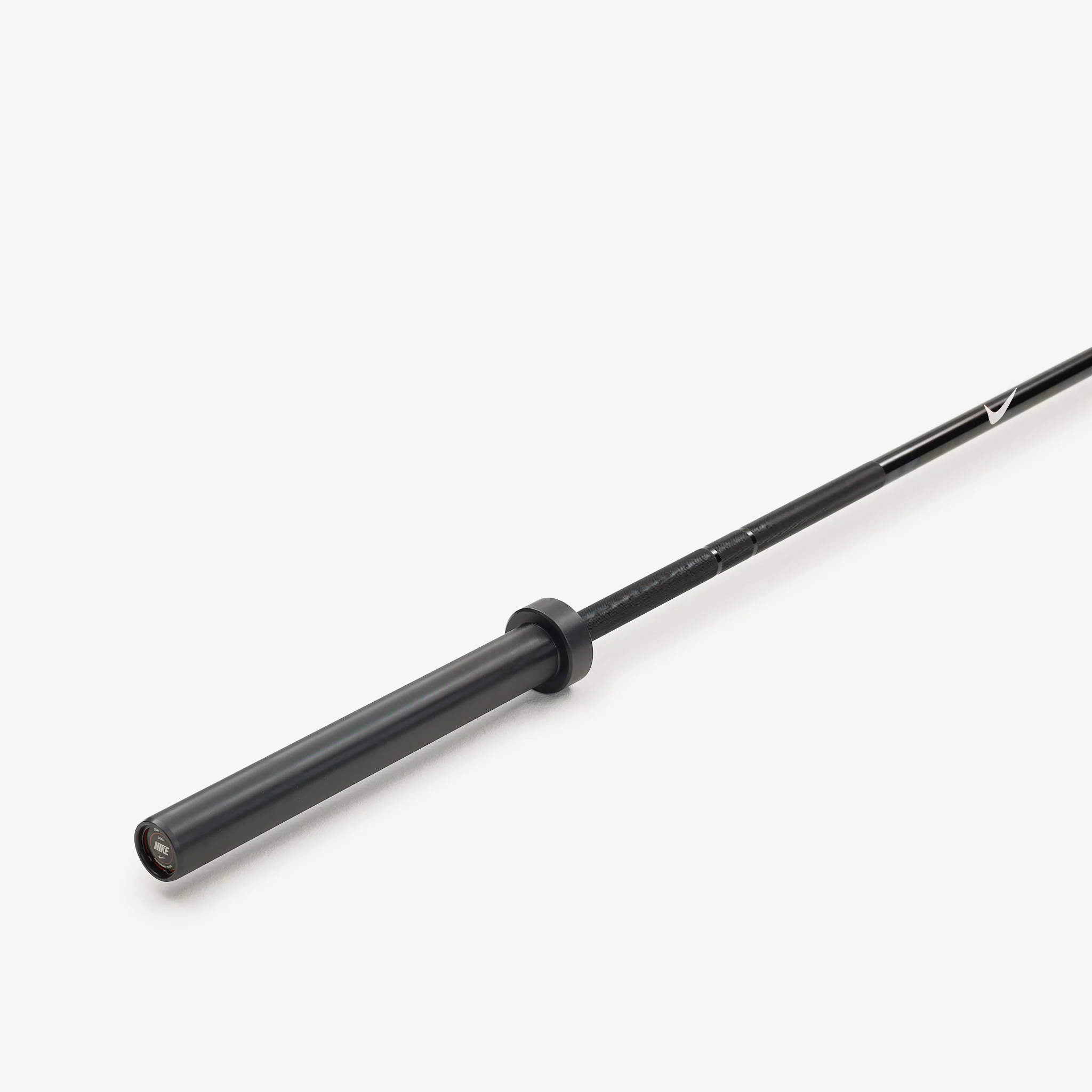 Nike Black Chrome Swoosh Barbell 20 kg - Image 8